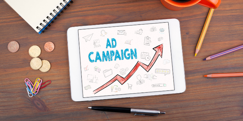 Targeted ad campaign setup in Google Ads for lead generation, using pay per click (PPC).